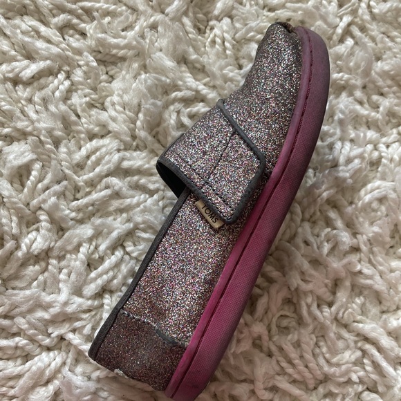 TOMS Sparkle Glitter Shoe Size 11 - Picture 8 of 13